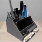 3D Printed Desk Organizer, Office Desk Organizer, Home Desk Organizer, Study Table Organizer, Pen Stand, Stationery Holder, Table Organizer for Office, Home, Students, Professionals, Work From Home Setup