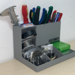 3D Printed Desk Tool Organizer, Office Desk Organizer, Workstation Accessories, Home Office Storage, Study Table Organizer, Corporate Desk Utility, Industrial Office Use, IT Office Desk Use, Manufacturing Office Use, Startup Workspace Use