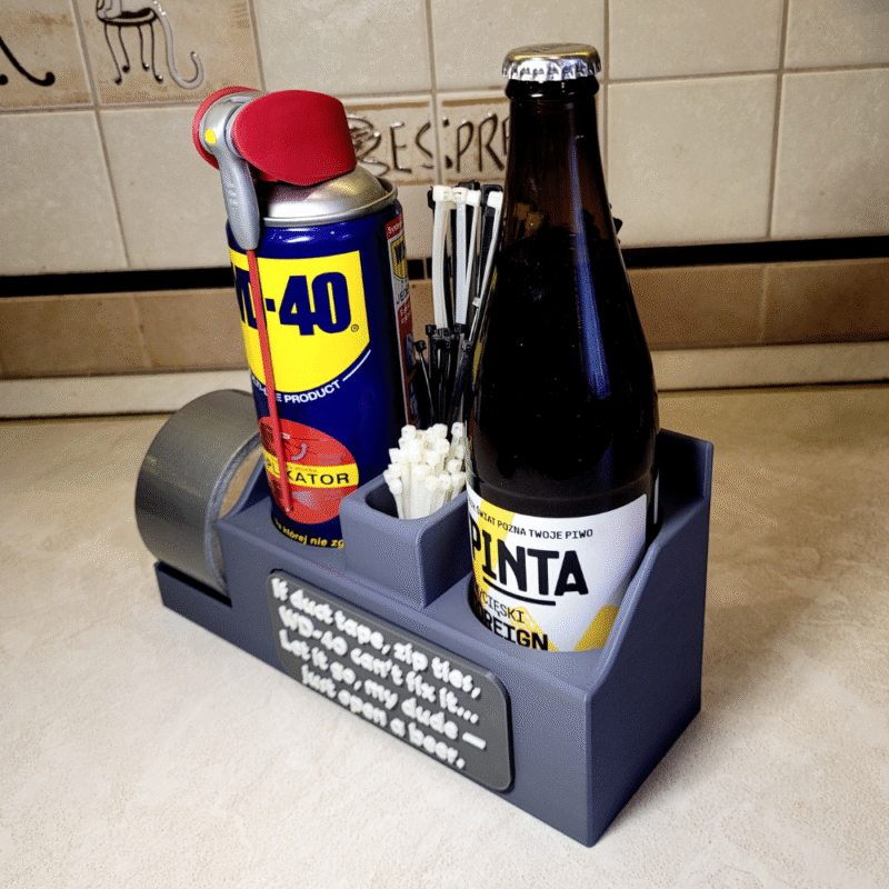 Ultimate Garage Survival Kit, 3D Printed Garage Organizer, Tool Storage Gift for Automotive Workshops, Home Garage, Bike Repair, Car Enthusiasts, Mechanics, Engineers, DIY Users - Image 3