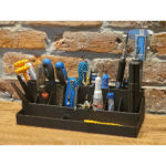 H2D Sized Tool Organiser, Desk Tool Holder, Miniature Painting Tool Stand, Workshop Tool Storage, Hobby Craft Organizer, Electronics Repair Tool Holder, 3D Printed Tool Organiser - Image 3