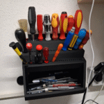 3D Printed Tool & Screwdriver Organizer, Workshop Desk Organizer, Garage Tool Holder, Electronics Repair Stand, Office Utility Organizer, Industrial Maintenance Accessory, Home DIY Tool Stand