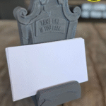 Tombstone Business Card Holder, Office Desk Card Stand, Corporate Desk Accessory, Company Branding Gift, Executive Table Organizer, Startup Office Gift, Reception Desk Card Holder, 3D Printed Desk Organizer - Image 3