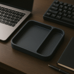 Elegant Tray 3D Printed, Home Decor Organizer, Office Desk Tray, Vanity Tray, Tabletop Storage, Gifting Tray, Hotel Restaurant Use