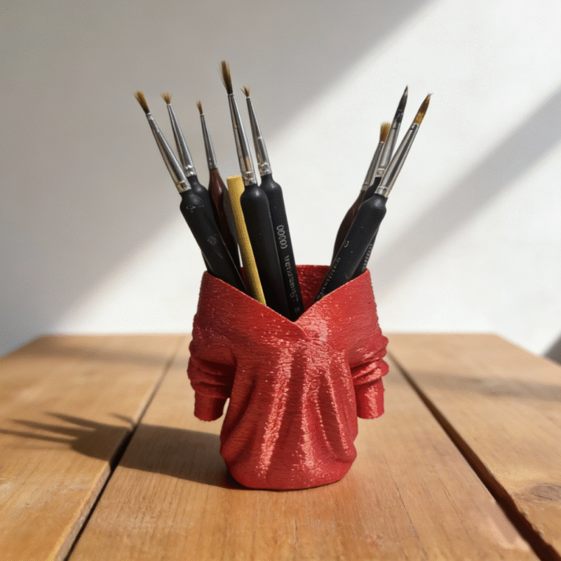 Fabric Shaped 3D Printed Pen Holder, Desk Organizer for Western Wear Stores, Clothing Brands, Fashion Retail, Shopping Outlets, Office Desk, Home Decor, Gift Industry - Image 3