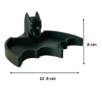 Batman Catchall Tray, Desk Organizer, Keys Wallet Coins Holder, Office Desk Accessory, Home Study Table Organizer, 3D Printed Dark Knight Storage Tray, Gift for Fans, Workspace Decor, Tabletop Organizer - Image 2