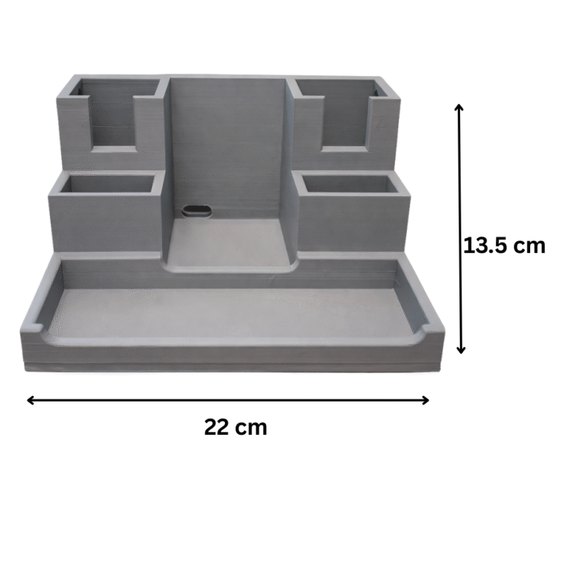 Desk Organizer with Phone Charging Center – 3D Printed Office Desk Storage, Mobile Stand, Pen Holder, Study Table Organizer, Home Office & Corporate Gift - Image 2
