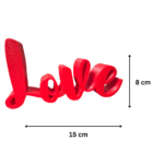 Valentine’s Day Love Lettering 3D Printed Decor, Romantic Home Decor, Table Decor, Shelf Decor, Couple Gift, Valentine Gift, Anniversary Gift, Bedroom Decor, Living Room Decor - Image 2