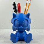 Sonic Pen Holder, Desk Organizer, Office Stationery Holder, Corporate Gift, Study Table Organizer, 3D Printed Pen Stand for Office, Home, School, Institute, Workshop, Gift Item