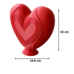 Standing Heart Box 3D Printed Candy Bowl, Wedding Gift, Anniversary Decor, Return Gift, Home Decor, Table Decor, Couple Gift, Valentine Gift - Image 2