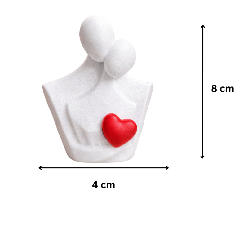 Couple in Love Valentine’s Day 3D Printed Home Decor, Romantic Couple Showpiece, Anniversary Gift, Wedding Gift, Valentine Gift, Bedroom Decor, Living Room Decor, Table Decor, Love Theme Gift - Image 2