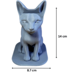 Cat Glasses Holder Stand, Eyeglasses Stand, Spectacles Holder, Desk Organizer, Table Decor, Home Decor, Office Desk Accessory, Bedroom Side Table Decor, Gift for Cat Lovers, Gift for Home, Gift for Office, 3D Printed Glasses Holder - Image 2