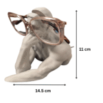 The Thinker Glasses Holder, Eyeglass Stand, Spectacles Holder, Desk Organizer, Home Decor Accent, Office Desk Decor, Study Table Accessory, Reading Glasses Stand, Gift for Home Office, Gift for Students, Gift for Professionals, 3D Printed Decor - Image 2