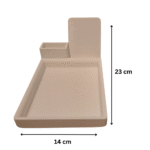 3D Printed Phone Wallet Holder, Pocket Dump Tray, Desk Organizer for Home, Office, Car, Bedside, Entryway, Study Table, Gifting, Personal Use - Image 2