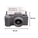 Camera Form 3D Printed Business Card Holder, Office Desk Organizer, Photographer Gift, Corporate Desk Decor, Startup Office Accessory, Creative Table Display - Image 2