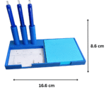 3D Printed Business Card, Pen & Post-it Holder, Desk Organizer for Office, Corporate, Startup, IT, School, College, Reception, Workspace, Study Table - Image 2