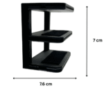 Double Under-Desk Laptop Holder, Dual Laptop Mount for Workspace, Home Office, Corporate Office, IT Office, Study Table, Workstation, 3D Printed Desk Organizer - Image 2