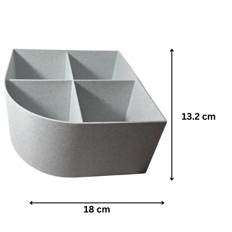 3D Printed Corner Organizer for Office Desk, Study Table, Home Workspace, Corporate Gifting, IT Offices, Schools, Colleges, Workstations - Image 2