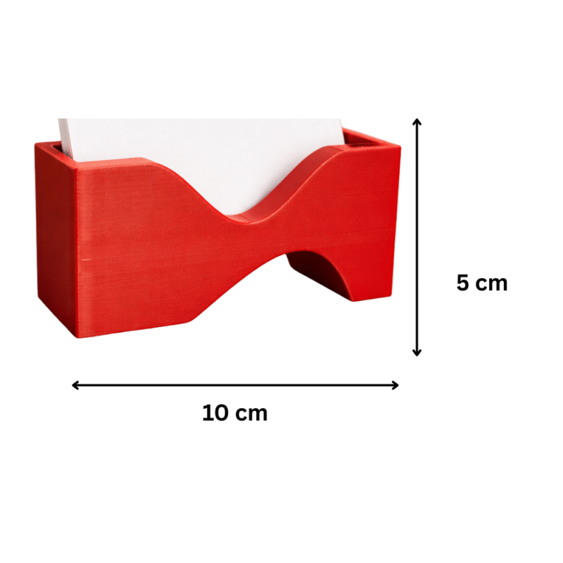 Solva Business Card Holder, 3D Printed Desk Card Stand, Office Table Card Organizer, Corporate Gifting, Professional Workspace Accessory, Startup, IT, Manufacturing, Real Estate, Finance, Education Use - Image 2