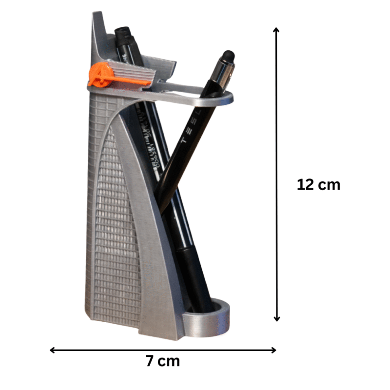 Marvel Avengers Stark Tower Pen Holder, 3D Printed Desk Organizer, Office Table Storage, Study Desk Pen Stand, Gift for Students, Engineers, IT Offices, Corporate Desk Use - Image 2