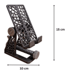 Adjustable Phone Stand, Mobile Holder for Desk, Office Table, Study Table, Kitchen, Bedroom, Video Calls, Online Classes, Reels Recording, Home Office, Corporate Gifting – 3D Printed Phone Stand - Image 2
