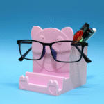 Pig-Shape Desk Organizer, Office Desk Organizer, Pen Holder, Stationery Stand, Home Office Decor, Study Table Organizer, Corporate Gift, Desk Accessories for Office, School, College, 3D Printed Organizer