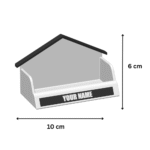 3D Printed Business Card Holder for Real Estate Professionals, Office Desk Organizer, Property Dealer Desk Accessory, Realtor Table Stand, Corporate Office Use, Client Meeting Display, Reception Counter Holder, Professional Workspace Gift - Image 2