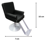 Salon & Barber Chair Business Card Holder, Hair Studio Desk Organizer, Barber Shop Counter Display, Reception Card Stand, Hair Salon Branding Accessory, 3D Printed Display - Image 2