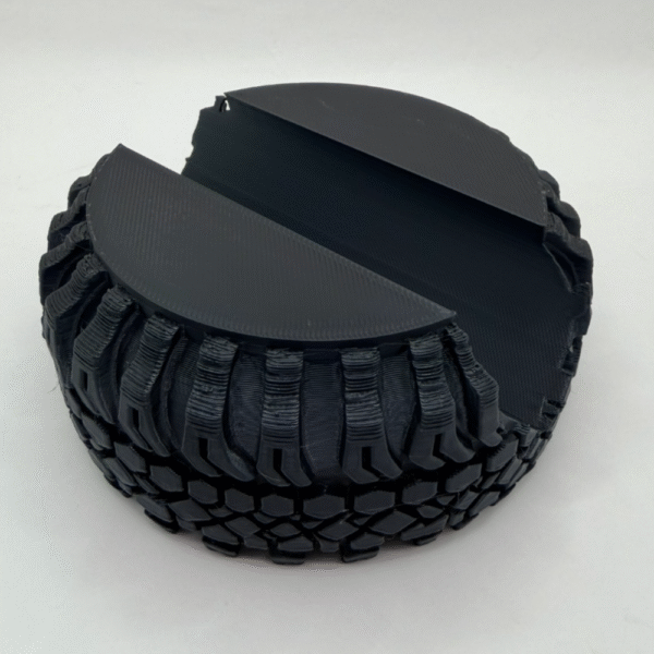Rugged Tire Business Card Holder, Phone Stand, Desk Organizer, Office Desk Accessory, Automobile Gift, Corporate Gift, Promotional Gift, Industrial Gift, Car Lover Gift, Engineer Gift, Garage Desk Decor, Workshop Desk Stand, Reception Desk Holder, 3D Printed Desk Stand