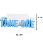 Business Card Holder – Take One | 3D Printed Desk Card Stand for Offices, Reception, Retail, Corporate Gifting, EventsBusiness Card Holder – Take One | 3D Printed Desk Card Stand for Offices, Reception, Retail, Corporate Gifting, Events - Image 2