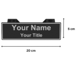 Personalized 3D Printed Name Plate & Business Card Holder, Office Desk Name Display, Reception Counter Name Stand, Study Table Organizer, Home Office Decor, Corporate Desk Accessory, Startup Office Gift, Professional Workspace Display - Image 2