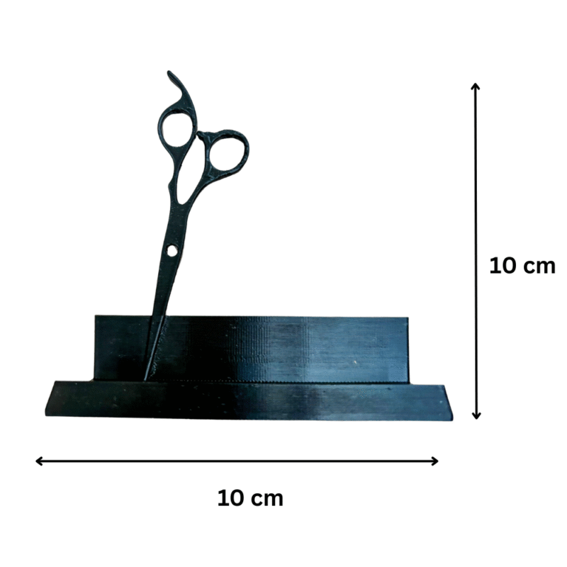 Hair Salon Barber Business Card Holder, Salon Reception Desk Card Stand, Barber Shop Counter Display, Hairstylist Visiting Card Holder, Grooming Studio Desk Organizer, 3D Printed Card Holder - Image 2