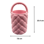 Aesthetic Quilted Desk Organizer Brush Holder, 3D Printed Makeup Brush Stand, Pen Holder for Office Desk, Study Table Organizer, Artist Brush Storage, Home Office Decor, Gift for Students, Professionals, Salons, Studios - Image 2