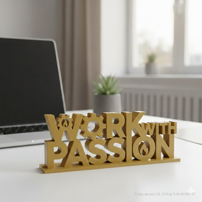 work with passion