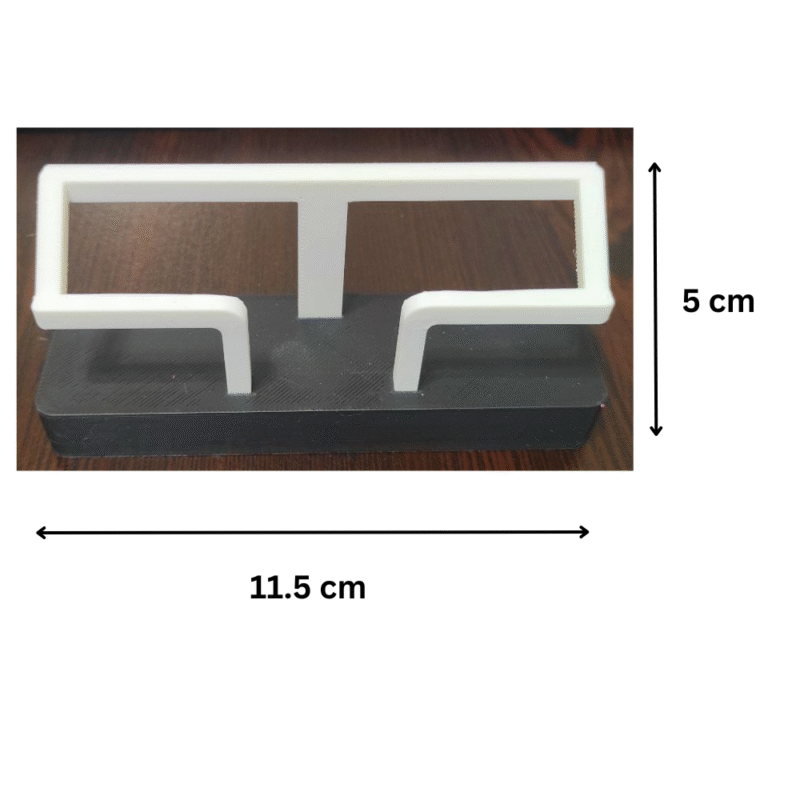 EdgeStand – Modern 3D Printed Business Card Holder, Office Desk Organizer, Visiting Card Stand, Reception Counter Display, Corporate Desk Accessory for IT Offices, Startups, Professionals - Image 2