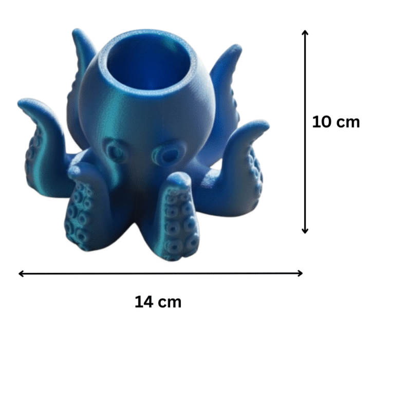 Cute Octopus Desk Buddy, 3D Printed Desk Decor, Office Table Toy, Study Table Companion, Stress Relief Figurine, Home Office Accessory, Kids Desk Decoration, Corporate Desk Gift, Workspace Décor, Educational Desk Toy - Image 2