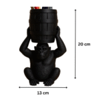 Cool Gorilla Desk Organizer, 3D Printed Table Organizer for Office Desk, Study Table, Home Workspace, Pen Stand, Stationery Holder, Mobile Stand, Gift for Office, School, College, Corporate, Home Use - Image 2