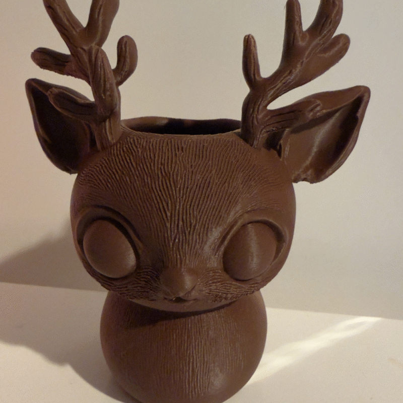 Christmas Reindeer Desk Small Planter, Pen Holder, Mobile Stand, Office Desk Organizer, Home Decor, Corporate Gift, Festive Table Decor, 3D Printed - Image 3