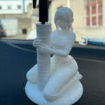 Tifa Style Character Pen Holder, 3D Printed Desk Organizer, Anime Figurine Stand, Office Table Decor, Study Table Accessory, Gift for Kids, Students, Gamers, Artists, Home & Office