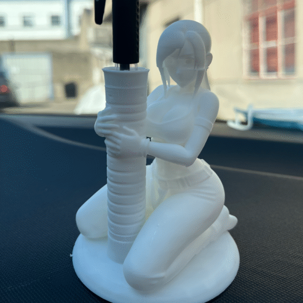 Tifa Style Character Pen Holder, 3D Printed Desk Organizer, Anime Figurine Stand, Office Table Decor, Study Table Accessory, Gift for Kids, Students, Gamers, Artists, Home & Office