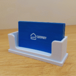 Simple Business Card Holder, Stylish Card Holder Container, 3D Printed Business Card Stand, Office Desk Card Organizer, Corporate Gift, Professional Desk Accessory, Visiting Card Holder for Office, Industry Gift Item