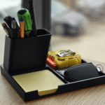 3D Printed Desk Organizer for Office, Home, Workshop, Study Table, School, College, Engineering Desk, Electronics Lab, Corporate Desk, Industrial Office, Pencil Holder, Stationery Stand, Mobile Holder, Note Holder, Accessory Organizer