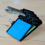 3D Printed Pen & Sticky Note Stand for Office, Corporate, Industrial, School, Home, Desk Organizer, Workstation, Study Table, Reception, Front Desk, Gift Item