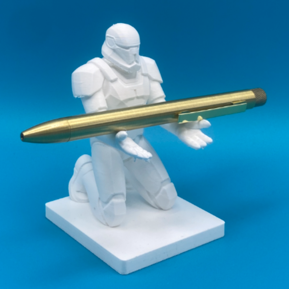 1 Star Wars Warrior Desk Buddy, Sci-Fi Office Decor, Table Showpiece, Corporate Gift, Home Desk Ornament, Gaming Room Collectible, 3D Printed Figurine, Gift for Employees, Clients, Students, IT Office, Study Table, Workstation, Shelf Display - Image 1