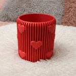 Loving Lines 3D Printed Pen Holder, Desk Organizer, Office Table Stand, Home Study Holder, Gift for Students, Engineers, Teachers, Architects, Doctors, Corporate Desk Accessory