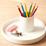 Minimalist Desk Organizer with Phone Stand, Pen Holder, Storage Tray – 3D Printed Desktop Accessory for Office, Home, Study, Gaming, Workshop, Gifting, Corporate, Students, Professionals, Creators