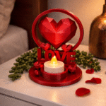 heart tea light holder