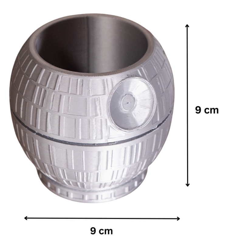 Death Star 3D Printed Pen Holder, Desk Organizer, Office Table Stand, Corporate Desk Gift, Executive Desk Accessory, IT Office Decor, Study Table Organizer, Engineer Desk Item, Tech Office Utility - Image 2