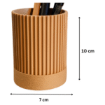 3D Printed Pen Holder for Desk, Office Organizer, Industrial Utility Gift, Corporate Desk Accessory, Table Organizer for Factory, Workshop, Office, School, Home, Study, Workstation, Engineering Desk - Image 2