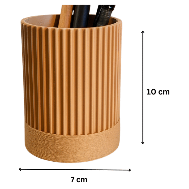 3D Printed Pen Holder for Desk, Office Organizer, Industrial Utility Gift, Corporate Desk Accessory, Table Organizer for Factory, Workshop, Office, School, Home, Study, Workstation, Engineering Desk - Image 2