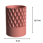 3D Printed Vertical Wave Pen Holder for Office, Corporate Gifting, Employee Welcome Kits, Industrial Desk Accessories, Promotional Utility Gifts, School & Home Use - Image 2